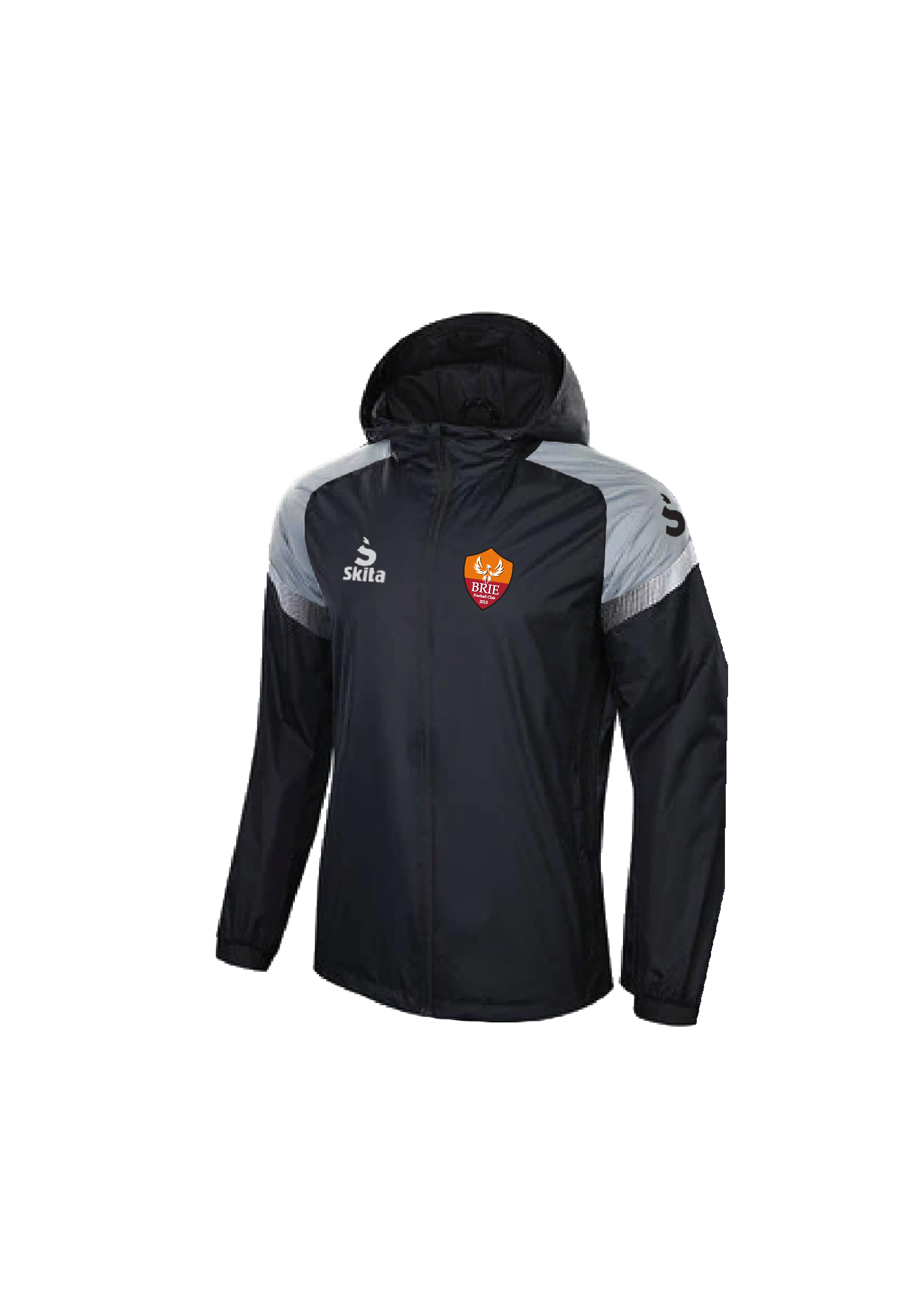 Coupe-vent ALVOR noir/gris (BRIE FC)